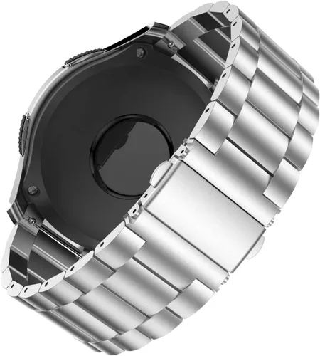 Miniatura 4 de BaiHui - Correa de metal compatible con Galaxy Watch de 1.81 pulgadas, Gear S3 Classic/Frontier, sin huecos, de liberación rápida, de acero