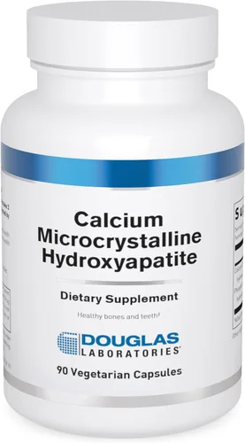 Douglas Laboratories Hidroxiapatita microcristalina de calcio - Soporte para la salud de dientes y huesos* - con micronutrientes de calcio y fósforo