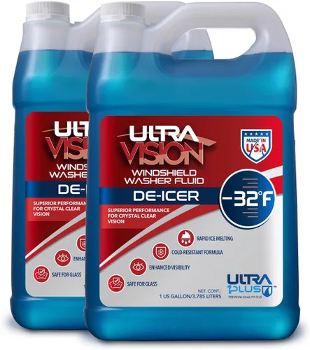 UltraVision - Descongelador líquido para limpiaparabrisas -32F (2 galones de EE. UU. (8 QT))