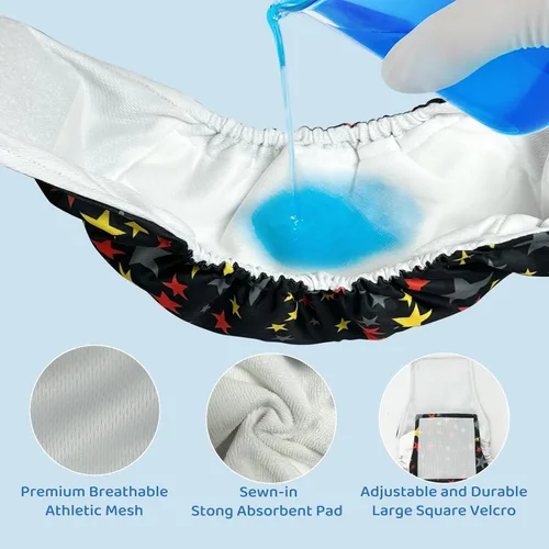 Miniatura 3 de Pañales Reutilizables para Perros Machos Banda para el Vientre de Alta Absorción para Perros Machos Banda para el Vientre de Perro Lavable