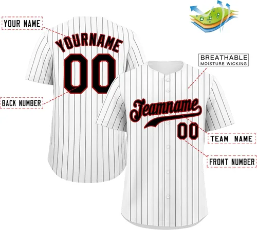 Miniatura 34 de Camisetas deportivas de jersey de béisbol personalizadas, nombre del equipo, número de logotipo, regalo para fanáticos adultos y jóvenes