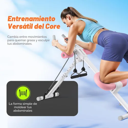 Miniatura 2 de MERACH Máquina de abdominales, equipo de entrenamiento abdominal, máquina de entrenamiento abdominal ajustable para entrenamiento de abdominales