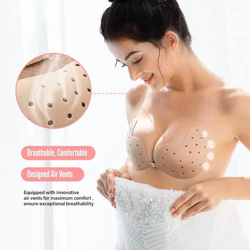 Miniatura 2 de Sujetadores adhesivos para mujer, brasier sin costuras, brasier adhesivo para pechos para mujer, sujetadores sin tirantes con cubierta de pezón
