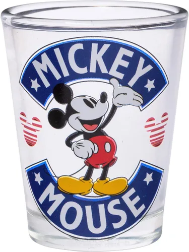 Miniatura 6 de Silver Buffalo Disney Classic Mickey Mouse - Paquete de 4 mini gafas, 1.5 onzas