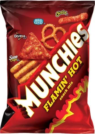 Miniatura 2 de Munchies Flamin' Hot Snack Mix bolsas de 2 onzas, (paquete de 8)