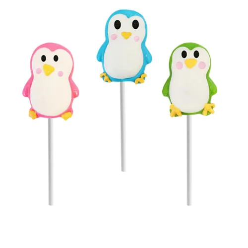 Miniatura 3 de Paquete de 12 piruletas de pingüino, sin grasa, envueltas individualmente