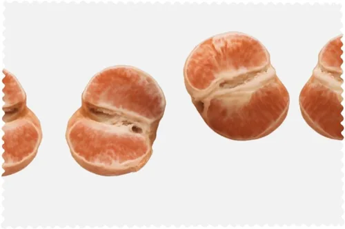Miniatura 8 de Rectangular Placemats Set of 4, Heat Resistant Orange Printed Kitchen Dining Table Mats