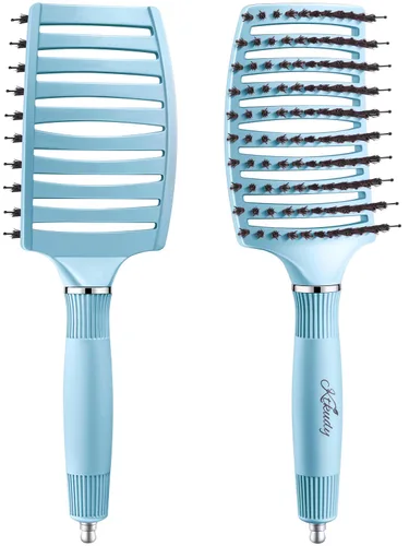 Miniatura 7 de KTKUDY Cepillo desenredante para cabello teñido, fino y frágil – Elimina nudos y reduce la rotura cepillo para cabello húmedo y seco – Cepillo