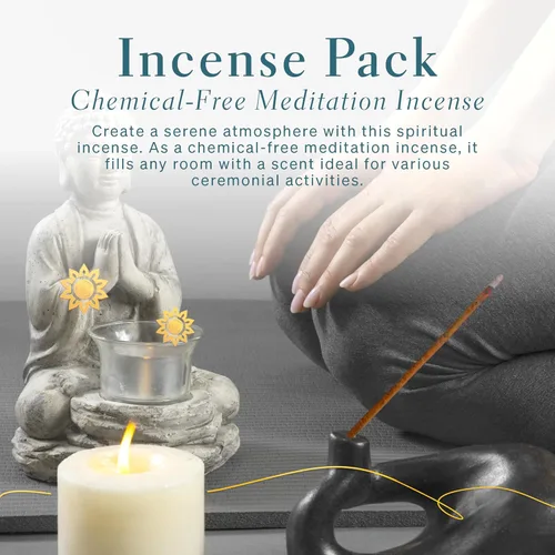 Miniatura 6 de Incienso de enebro tibetano antiguo para meditación, yoga, oración, medicina aromática, alivio del estrés, calma, paquete de 1, 30 varillas