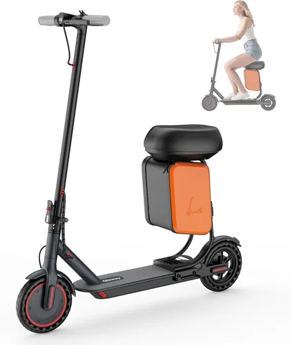 Miniatura 12 de Qlaway Electric Scooter for Adults, 350W/500W Motor, 16-22 Miles Range, 8.5"/10" Solid Tires, Dual Braking & Suspension, Folding Portable Commuting