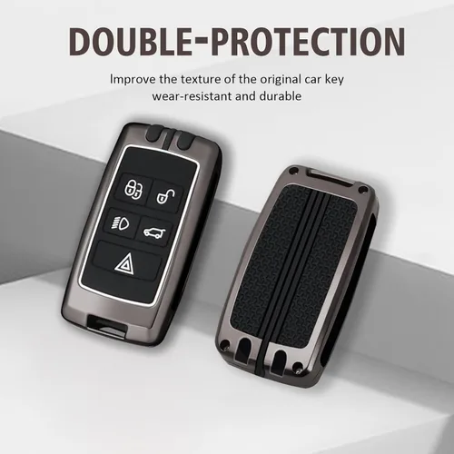 Miniatura 4 de Funda de silicona suave de alta calidad para llavero Land Rover, llavero resistente con funda compatible con Jaguar Land Rover Range Evoque Velar