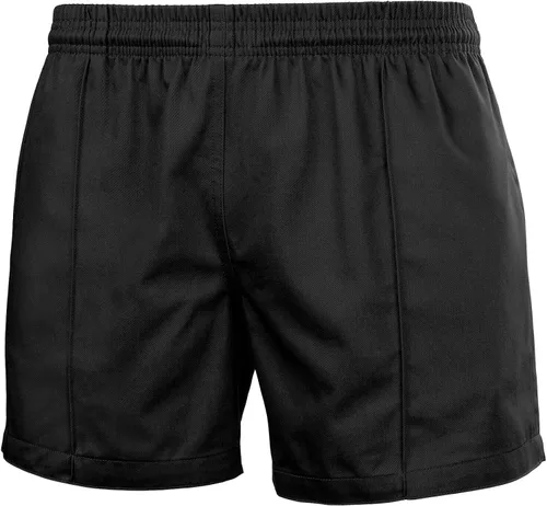 FitsT4 - Pantalones cortos de rugby profesionales para hombres y mujeres pantalones cortos de entrenamiento de equipo deportivo cintura elástica con