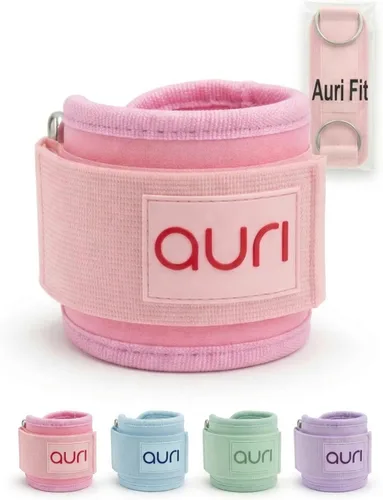 Ankle Strap for Cable Machine - Padded Neoprene Cuff with Stainless Steel D-Ring for Comfort & Support During Glute Kickbacks, Leg Extensions, Hip