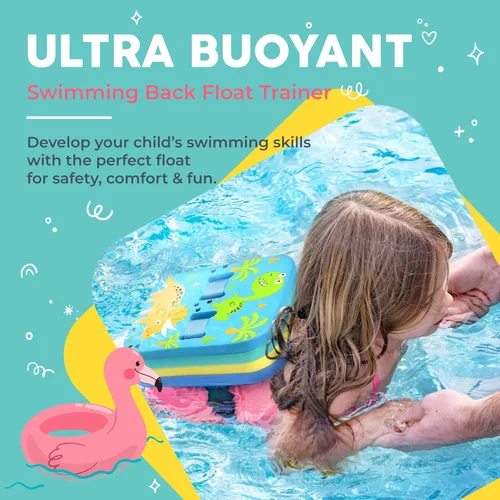Miniatura 2 de Sunlite Sports Flotador de espalda con cinturón ajustable, flotador con múltiples capas, para niños y niños pequeños natación seguridad