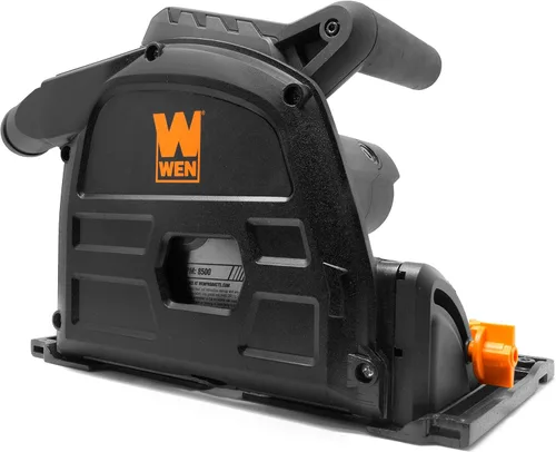 Miniatura 5 de POWERTEC 71387 - Juego de rieles guía de 55 pulgadas y sierra circular WEN CT1065 de 10 amperios y 6.5 pulgadas