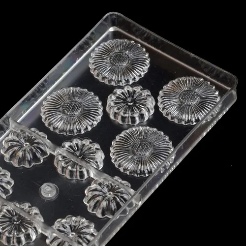 Miniatura 3 de Molde de Policarbonato para Chocolate Molde de Dulces DIY Plástico Duro Transparente Moldes para Hornear Herramientas de Repostería (19299)