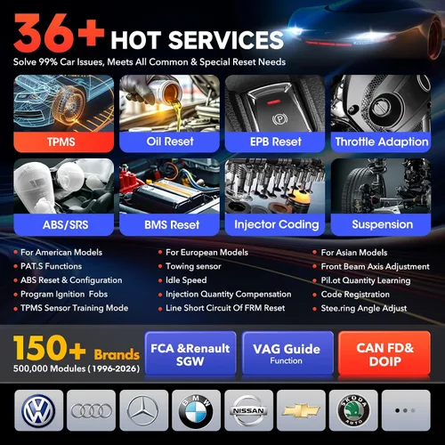 Miniatura 7 de Autel Escáner MaxiSYS MS906 PRO-TS, 2026 Igual que MS906 PRO2-TS MK906S PRO2-TS Hasta de MP900TS MS906MAX MS906PRO, V2.0 TPMS completo y ECU C0ding