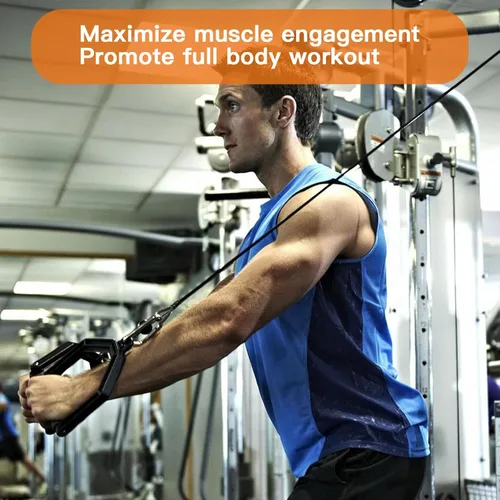 Miniatura 5 de 2 piezas de extensión de cable para gimnasio, accesorios de reemplazo para máquina de cable, accesorios de polea de cable para gimnasio - cuerda