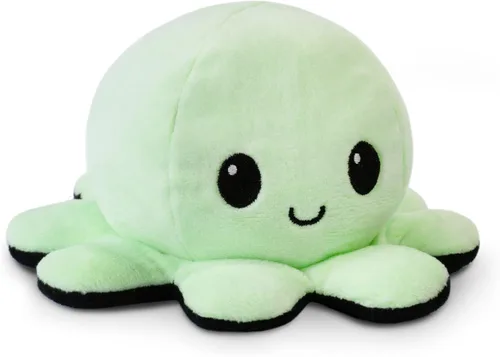 Miniatura 27 de TeeTurtle - El Peluche de Pulpo Reversible Original - Azul Claro + Azul Oscuro - Lindos Animales de Peluche Sensoriales Fidget Que Muestran Tu