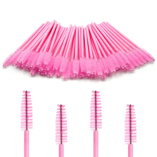 Miniatura 7 de 200 cepillos desechables para pestañas para extensión de pestañas, varitas de maquillaje para cejas para suministros de extensión de pestañas