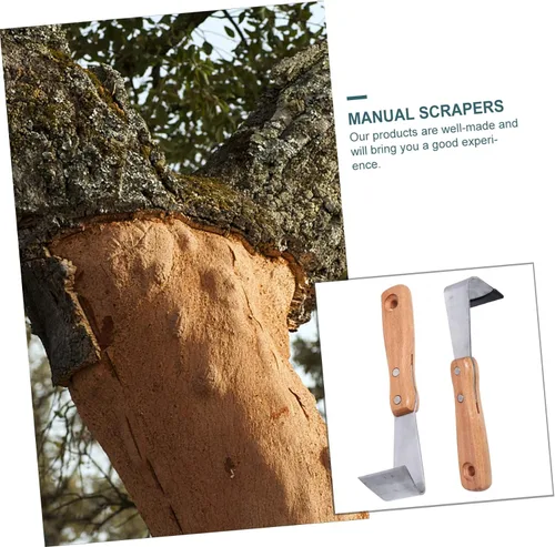 Miniatura 2 de GANAZONO Herramientas de afeitado de jardinería, 2 piezas manual de grietas, herramienta de deshierbe para grietas, mango de haya, herramienta