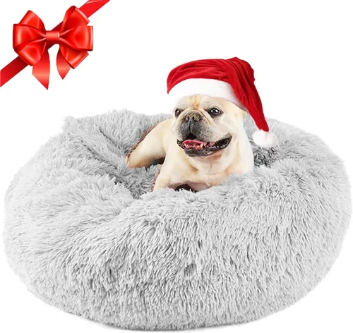 Miniatura 23 de Himax Camas para perros y gatos pequeños, cómodas camas para perros con manta adjunta, cama calmante antiansiedad esponjosa lavable