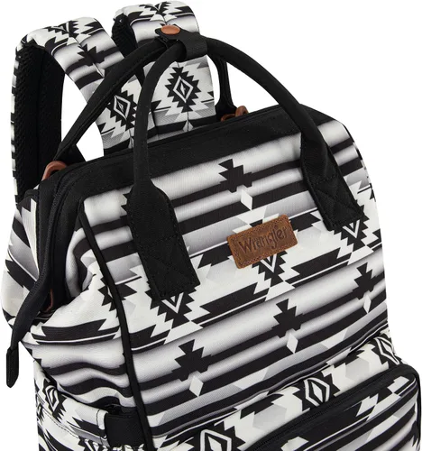 Miniatura 2 de Wrangler - Mochila Azteca Organizada, Mochila de Día, Bolsa de Viaje para Bebé con Correa para Cochecito y Bolsillos Laterales para Botellas, Angel