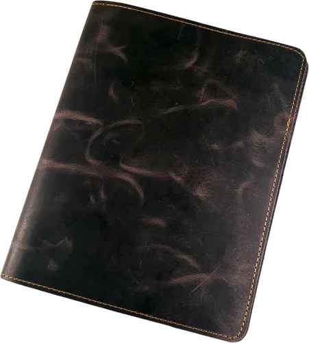 Miniatura 4 de Rustic Ridge - Cuaderno de composición de cuero recargable, funda de cuaderno de composición, funda de cuero para cuaderno, se adapta a Moleskine XL