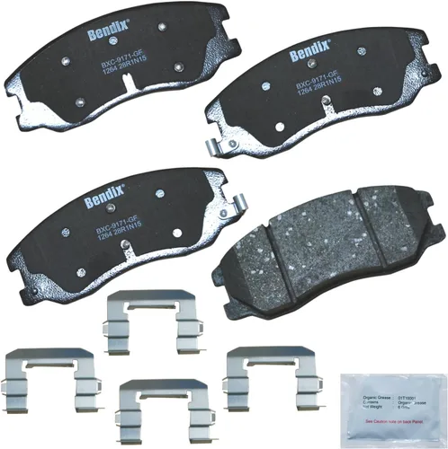 Miniatura 417 de Pastillas de freno delanteras cerámicas Bendix Priority1 CFC2302 para Hyundai Elantra 2021, Sonata 2022-2020, Kia K5 2023-2021