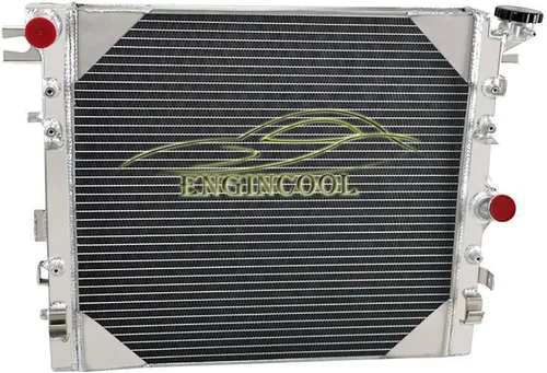 Miniatura 5 de Radiador de aluminio para 2007-2018 Jeep Wrangler JK V6 3.6L 3.8L radiadores 1 fila Core Radiador