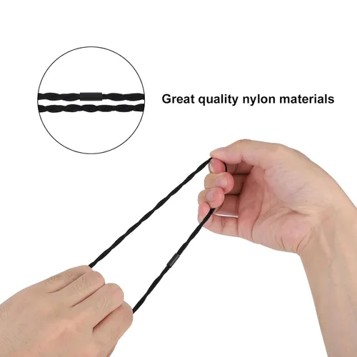 Miniatura 4 de 20 pulseras para el cabello para mujeres y hombres, pulseras bohemias para el cabello, elásticas para el cabello, sin daños, para cabello grueso