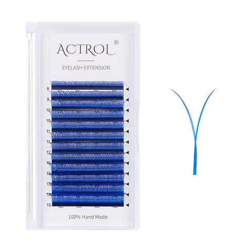 Miniatura 8 de Extensiones de pestañas 4D W, color negro, 0.003 in, rizo D, 0.315 in, volumen individual, YY, extensiones de pestañas en forma de W, fáciles