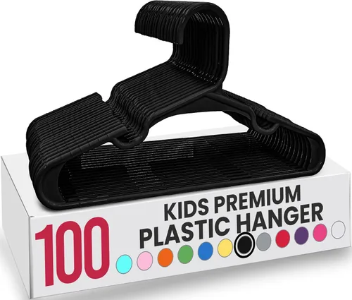 Miniatura 68 de Utopia Home Paquete de 20 Perchas para Niños - Perchas de Plástico para Bebé de 11.5 Pulgadas para Armario - Perchas para Niños para Ropa y Percha