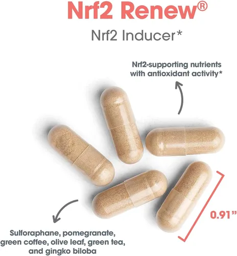 Miniatura 5 de Allergy Research Group ARG Nrf2 Renew - Suplemento de sulforafano - Activador NRF2 con antioxidante y soporte celular - Fórmula botánica - 60