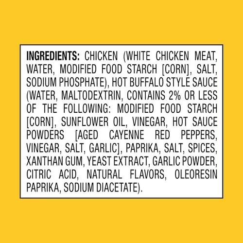 Miniatura 113 de StarKist Chicken Creations BOLD - Bolsa estilo búfalo (5 onzas, 12 unidades) Carne blanca totalmente cocida con alto contenido de proteínas, sin