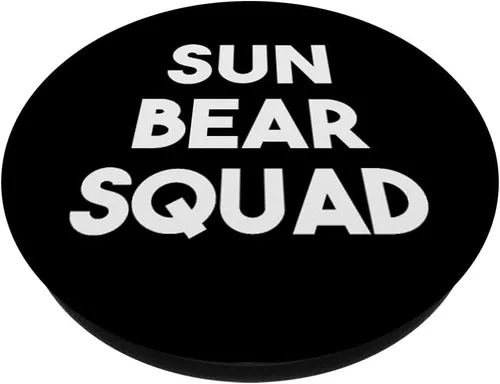 Miniatura 2 de Sun Bear Squad - Funny Sun Bear Lover PopSockets Adhesive PopGrip