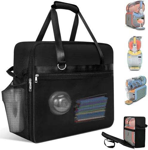 Miniatura 10 de Bolsa portátil de transporte para máquina Ninja Slushi FS300/FS301 - Estuche de viaje a prueba de polvo para máquina de bebidas congeladas - Funda