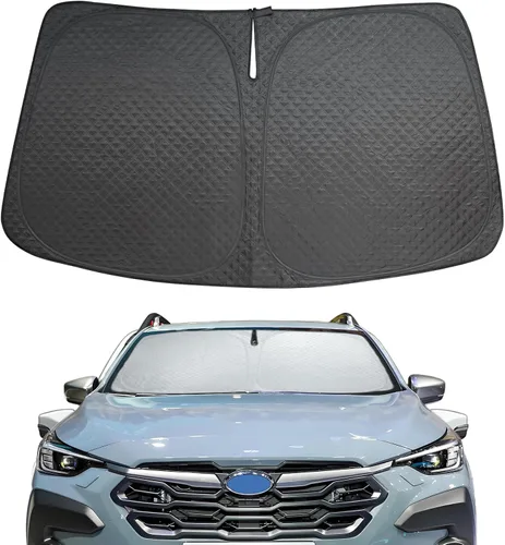 Miniatura 12 de Parasol para parabrisas para BMW X3 2018-2024, 5 capas de burbujas, plegable, grueso, accesorios de protección para visera frontal, bloquea el calor