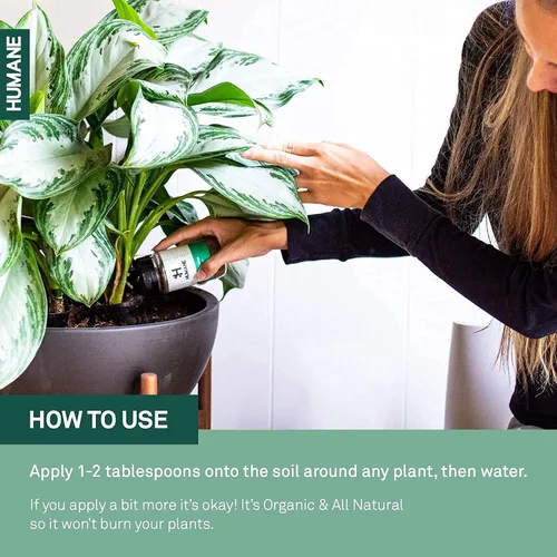 Miniatura 4 de Humane NutriDense - Alimentos para plantas de interior, fertilizante orgánico multiusos para plantas de interior (5 onzas)