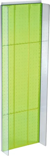 Miniatura 3 de Azar 700350-GRE Pegboard Powerwing Display 13.75 pulgadas de ancho por 44 pulgadas de alto, color verde translúcido