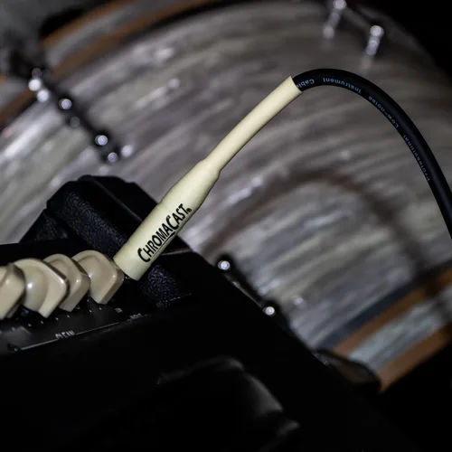Miniatura 6 de ChromaCast Pro Series CC-PSCBLSS cables para instrumentos con extremos derechos, Vainilla crema