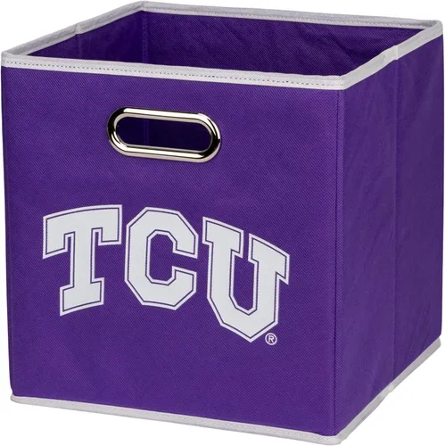 Miniatura 19 de Franklin Sports Cubos de almacenamiento de tela del equipo universitario de la NCAA hechos para adaptarse a organizadores de almacenamiento