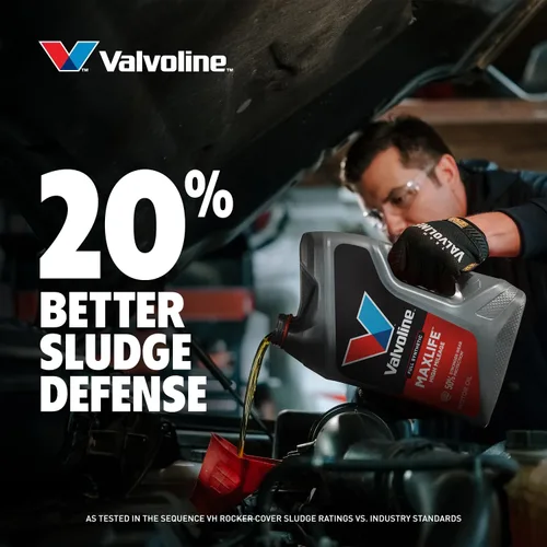 Miniatura 6 de Valvoline Aceite de motor sintético completo de alto kilometraje con tecnología MaxLife 5W-30, 1 cuarto de galón