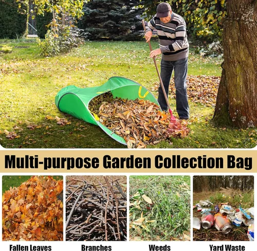 Miniatura 7 de UQM Recolector de Hojas, Bolsas de Hojas Emergentes Portátiles Extra Grandes, Herramientas Plegables para Recoger Hojas, Bolsas de Jardín
