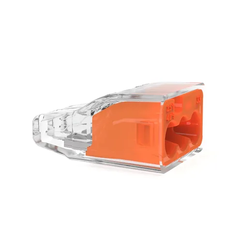 Miniatura 5 de IDEAL Electrical 30-1333S - Conector de 3 puertos a presión, color naranja, (10 unidades)