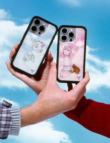 Miniatura 6 de Wildflower - Fundas compatibles con Apple iPhone 15 Pro Protector de goma negro, certificado de prueba de caída de 4 pies, propiedad de mujeres
