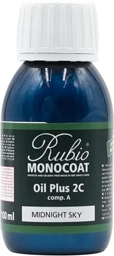 Miniatura 146 de Rubio Monocoat Muestra de Acabado de Aceite para Madera - Puro Aceite Plus Parte A Aceite de Linaza de Secado Rápido y Ecológico para Uso Pure
