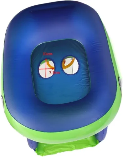Miniatura 8 de Flotador de piscina para bebé con dosel de verano, volante, sombrilla de natación, anillo de natación para automóvil, juguetes inflables, asiento