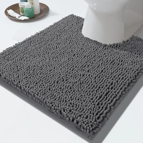 Miniatura 122 de Yimobra Alfombras lavables para baño, alfombra de baño de chenilla súper suave y absorbente para piso y alfombra, alfombra antideslizante de secado