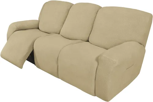 Miniatura 13 de Easy-Going - Funda elástica para sofá reclinable y sofá cama, 6 piezas, protector de muebles, suave, parte inferior elástica, tela jacquard